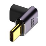 Перехідник Type-C на Type-C OTG адаптер (тато-мама) USB 4.0, 40 Гб/с, 240Вт, 8K, кутовий Тип 4