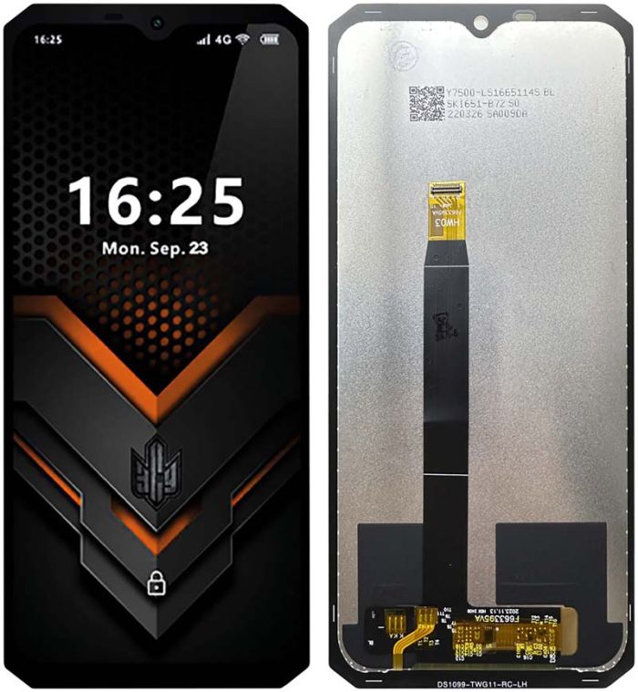 Дисплей + сенсор Sigma X-treme PQ57 Black - p/n: F663395VA