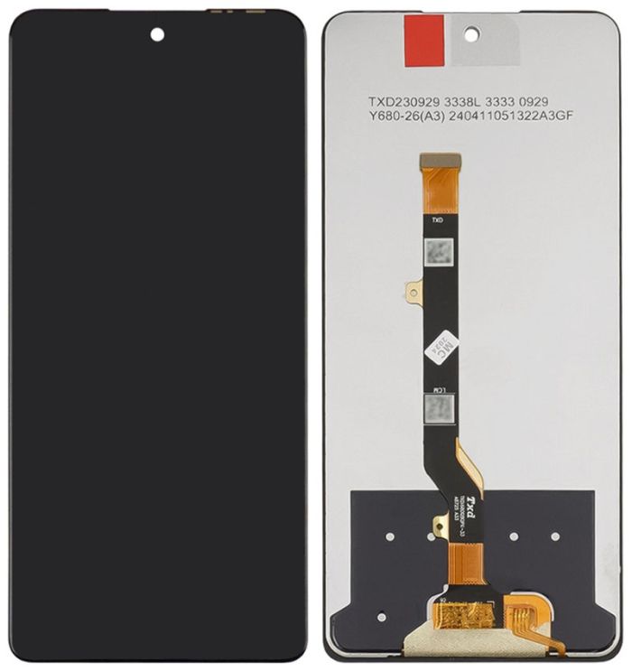Дисплей + сенсор Tecno Pova 6 NEO (LI6) Black - p/n: HX-TXD680EBOPX-31-V4