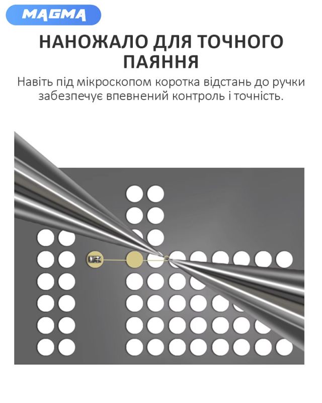 Жало, наконечник Magma C210-IS / вигнутий конус / для паяльника / паяльних станцій