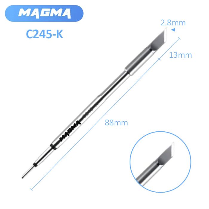 Жало, наконечник Magma C245-K / лезвие / для паяльника / паяльных станций