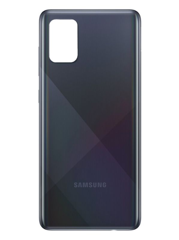 Задняя крышка для Samsung Galaxy A71 Dark Blue (AAA)