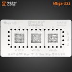 Трафарет Amaoe Mbga - U21 - 0.12 mm MT6873V / 6758V / 6853V, для формы Mbga - B7