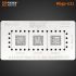 Трафарет Amaoe Mbga - U21 - 0.12 mm MT6873V / 6758V / 6853V, для форми Mbga - B7