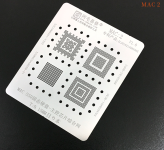 Трафарет BGA Amaoe MAC:2 для MacBook SSD S3C29MAX01-Y330, TC58NC5HJ8GSB-01, S4LN058A01-8030, 88SS9183-BNP2 (0.15mm) V1.0
