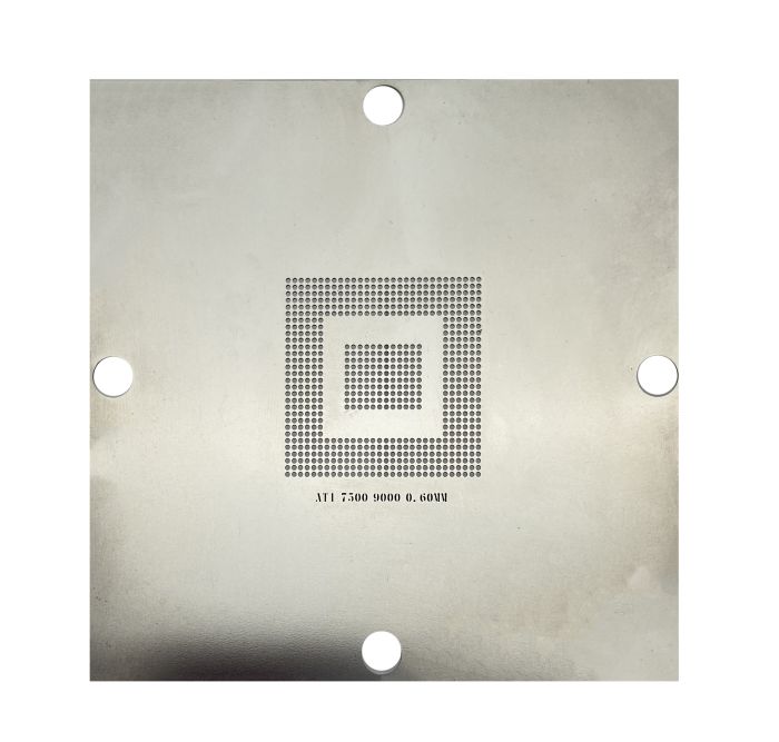 Трафарет BGA прямого нагрева ATI 7500 9000 (0.60 mm) 90 x 90 mm