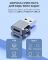 Перехідник USB 3.1 на Type-C / OTG адаптер (тато-мама) / PD, 10 Гб/с / Сріблястий