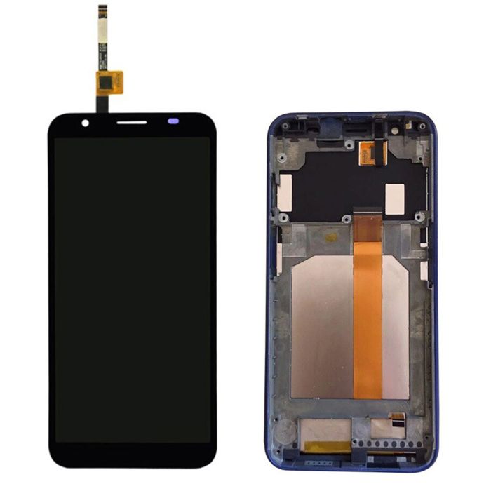 Дисплей + сенсор с передней панелью для Doogee X55 Black