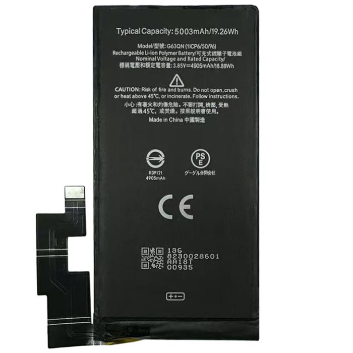 Акумулятор для Google Pixel 6 Pro (5003 mAh) G63QN