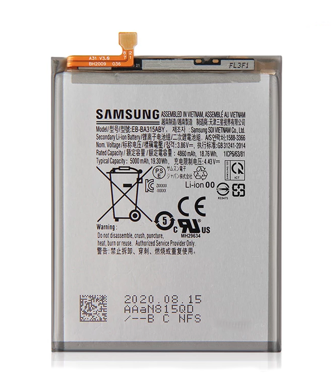 Акумулятор для Samsung Galaxy A31 / A315 / EB-BA315ABY (5000 mAh)