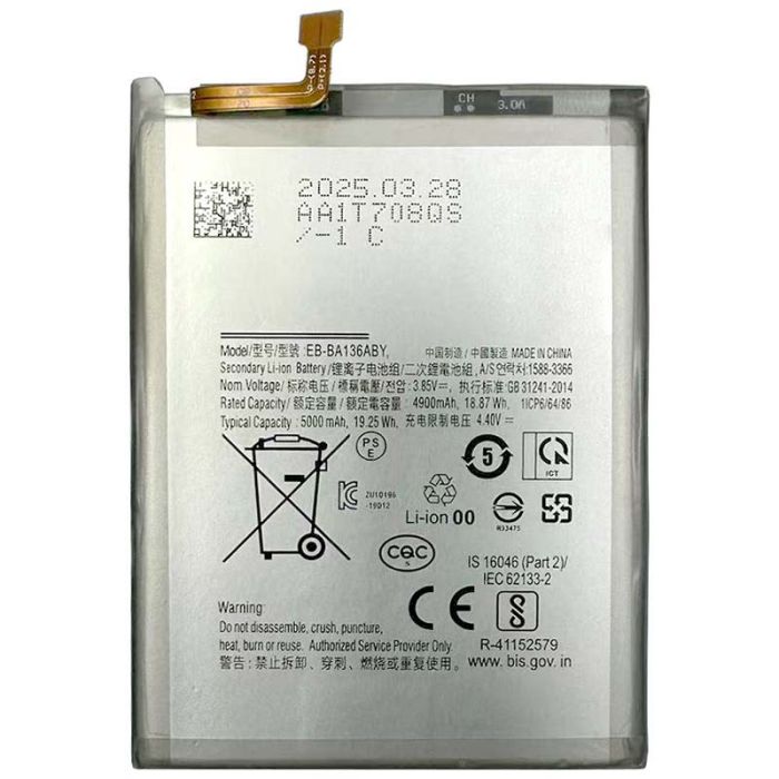Акумулятор для Samsung Galaxy A13 5G / SM-A136 / EB-BA136ABY (5000 mAh)