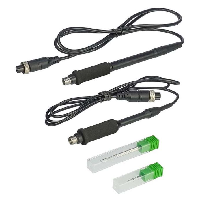 Паяльна станція WEP 982-III прецизійна / 2 паяльники JBC C115 + C210 / LED дисплей / 90-450°C / 40 Вт