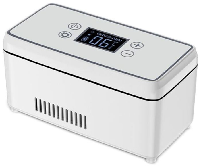 Медичний портативний міні холодильник Coolbox CL-0501 для ліків, інсуліну / сумка / USB / 220V / АКБ