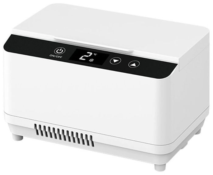 Медичний портативний міні холодильник Coolbox CL-1202 для ліків, інсуліну / сумка / 12V / 220V / 2xАКБ