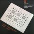 Трафарет BGA Amaoe QU:2 MSM8953 B01/MSM8937/MSM8998 B/MSM8953 1AB/MSM8916/MSM8998 A  (0.12 mm)