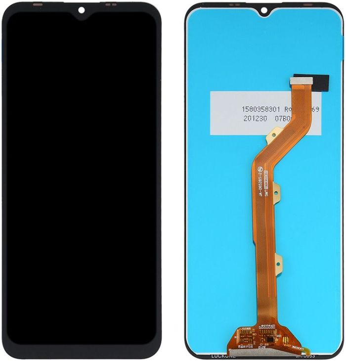 УЦІНКА! Дисплей + сенсор Tecno Spark 4 Lite (BB4K) Black / Скол - p/n: 2265A61-02-015