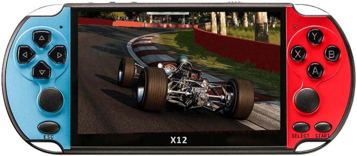 Портативная игровая приставка X12 / 5.1'' / 8Gb / 6800+ ретро игры / подключение к TV / 1500mAh