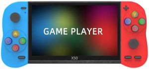Портативная игровая приставка X50 / 5.1'' / 8Gb / 6800+ ретро игры / подключение к TV / 1500mAh
