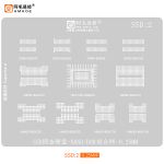 Трафарет BGA Amaoe SSD:2 1620 BGA291/DDR4/5 BGA78/96/BGA 82/102/NAND BGA272/316/132/152/178/154(0.15 mm)