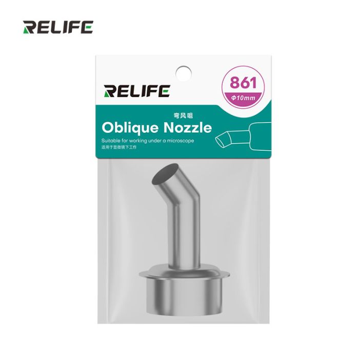 Насадка для термофена Relife 861, 45°, 10 мм. QUICK 861/856AE/712/713/TR1300/TR1