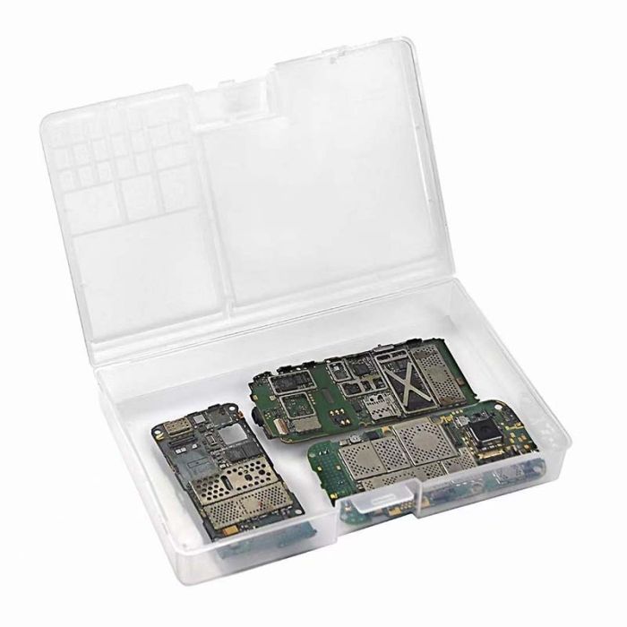 Бокс пластиковый D305 для хранения разобранного смартфона, деталей, мелочей 180x115x35 мм