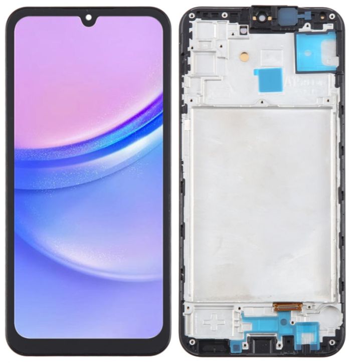 Дисплей + сенсор с рамкой Samsung A15 SM-A155F Black - p/n: VA40 IT