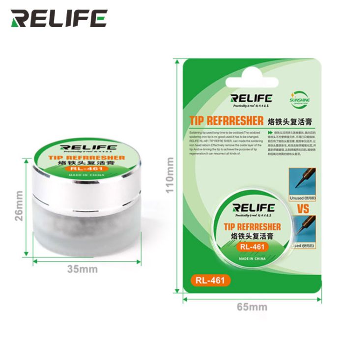 Очисник жал паяльника RELIFE RL-461 (очищення кислотною пастою)