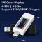 USB тестер тока напряжения емкости KEWEISI KWS-V30 QC3.0 / 4-30V / 195W / 6.5A Black