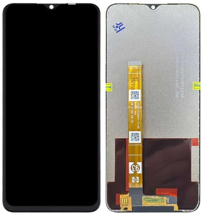 Дисплей + сенсор Realme C15 Black - p/n: FPC-HTF65H113-A0