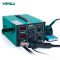 Паяльная станция 2 в 1 YIHUA 852D+SE pump / термофен + паяльник / компрессор / 4 насадки / 650 Вт