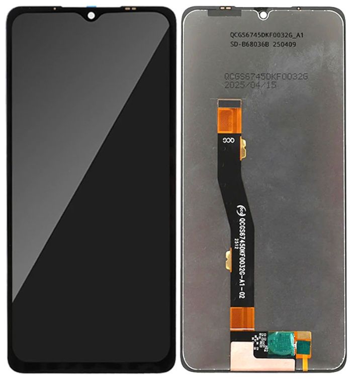 Дисплей + сенсор для Doogee Note 58 / Note 58 Pro Black - p/n: FPC-QCGS6745XKZ0069G-V01