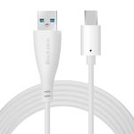 Кабель Type-C с удлиненным разъемом Blackview / длина коннектора 10мм / White
