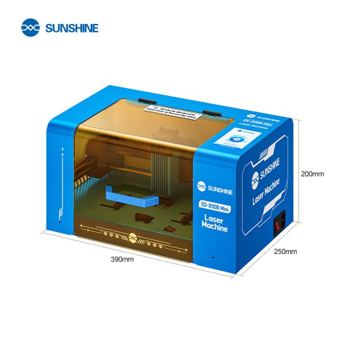 Лазерний сепаратор Sunshine SS-890B Mini, для демонтажу скла корпусу смартфонів, гравіювання