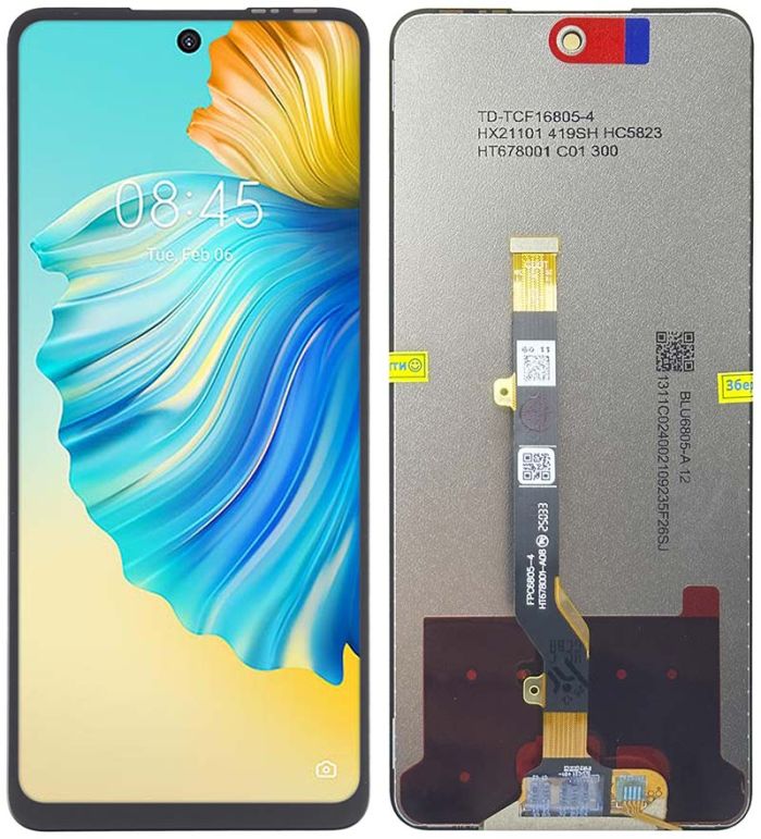 Дисплей + сенсор Tecno Camon 17 Pro (CG7) Black - p/n: FPC6805-4