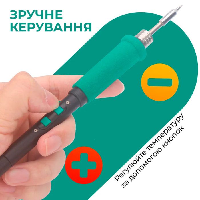 Паяльна станція YIHUA 982 V / прецизійний паяльник C245 / 90-450°C / 60 Вт Black