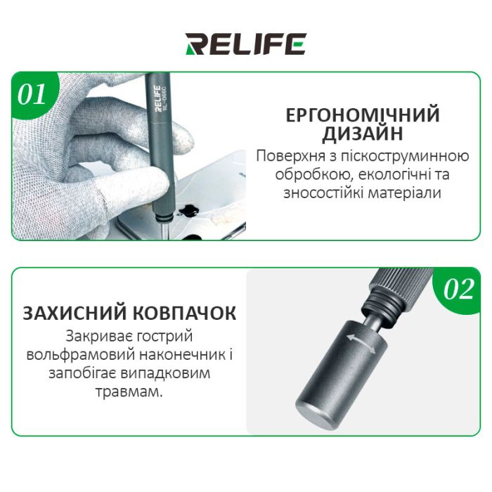 Стеклобой RELIFE RL-066C для демонтажа задней крышки, модуля камеры