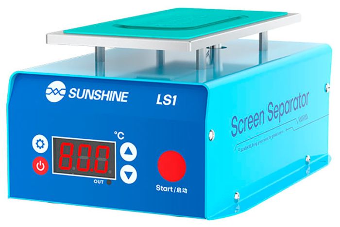 Сепаратор вакуумний Sunshine LS1 для ремонту смартфонів / 7.8'' / 0-120°C / 230 Вт