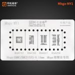 Трафарет BGA Amaoe Mbga MY1 для EMMC/EMCP/UFS BGA153, BGA162, BGA221, BGA254 (0.10mm)