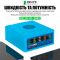 Быстрое зарядное устройство Relife RL-304R / беспроводная зарядка QI 15W / 2xUSB / 3xUSB Type-C PD3.1 / 260W