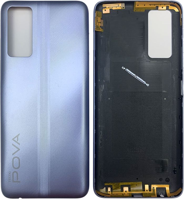 Задняя крышка для TECNO Pova 2 (LE7n) Polar Silver