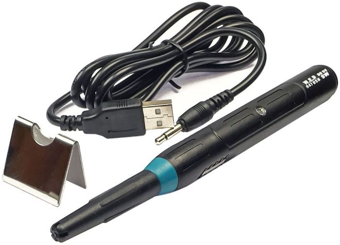 Паяльник WEP 947 USB портативный с подставкой (питание от USB 5V, 9W, t 500 гр C)