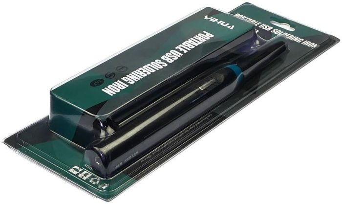 Паяльник WEP 947 USB портативный с подставкой (питание от USB 5V, 9W, t 500 гр C)