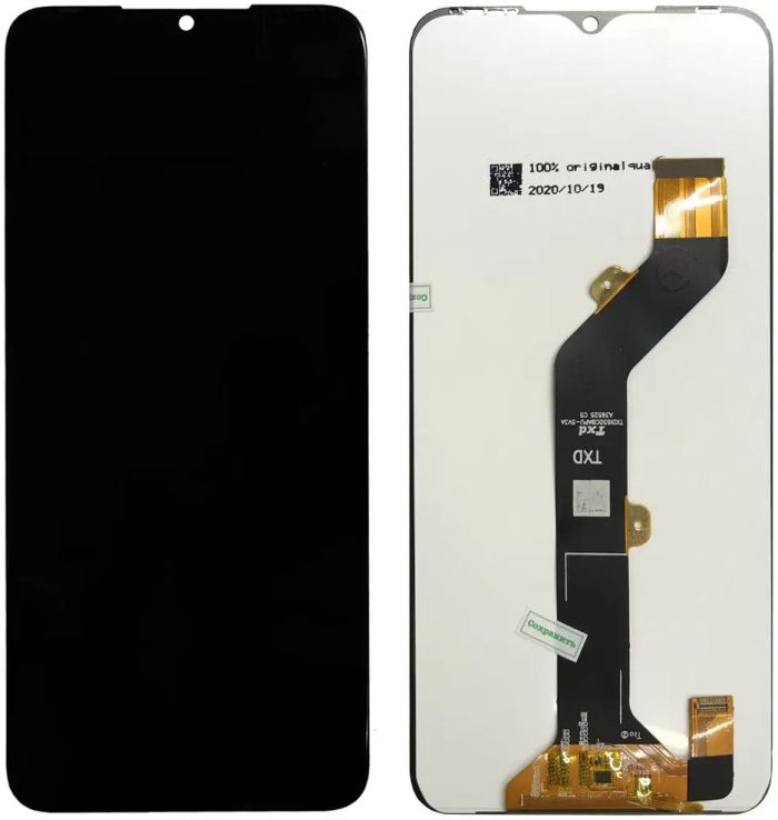 Дисплей + сенсор Tecno Spark 7 Go (KF6m) Black - p/n: FPC6504-9