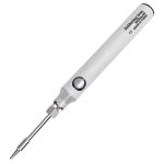 Паяльник USB портативный беспроводной с подставкой, питание 5V, 8W, 330 - 450°C White
