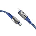 USB кабель Hoco S51 Type-C - Lightning 3A 20W PD 1.2m синий