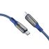 USB кабель Hoco S51 Type-C - Lightning 3A 20W PD 1.2m синий