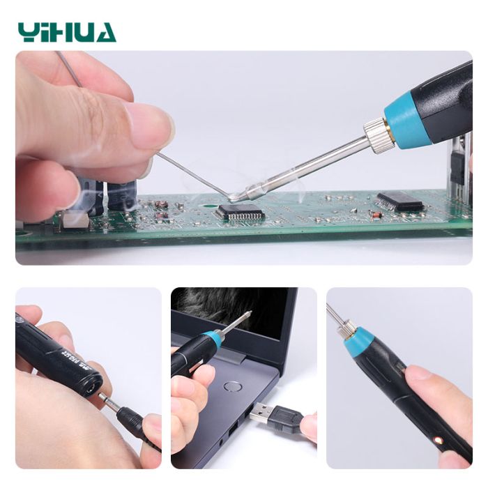 Паяльник YIHUA 947 USB портативний з підставкою 5V, 9W, 500 ° C
