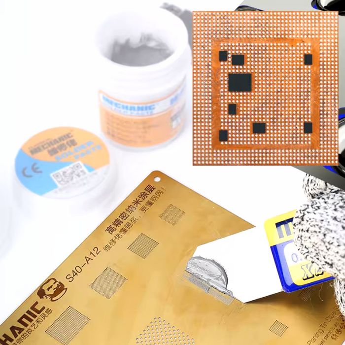 Паяльная паста BGA Mechanic XGSP50 / Sn 63%, Pb 37% / 183°C / 42 г
