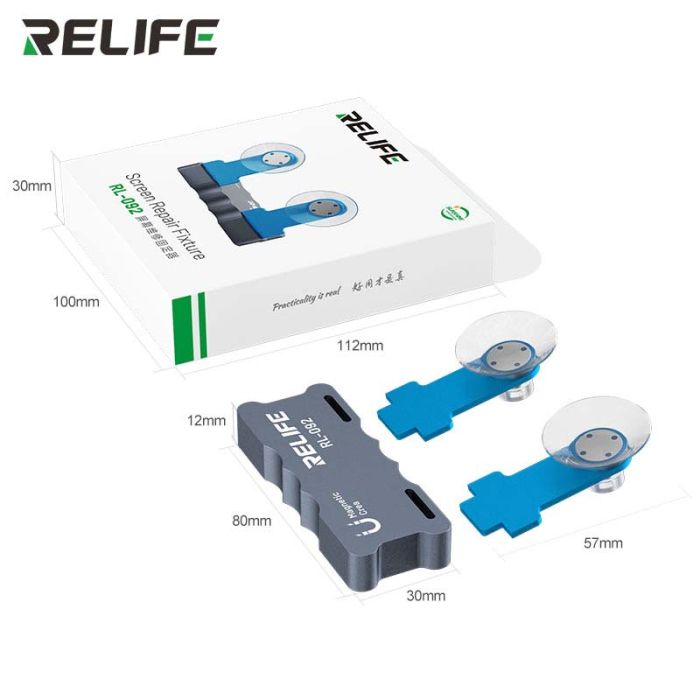 Держатель для ремонта смартфонов Relife RL-092 компактный, магнитное отделение для винтов