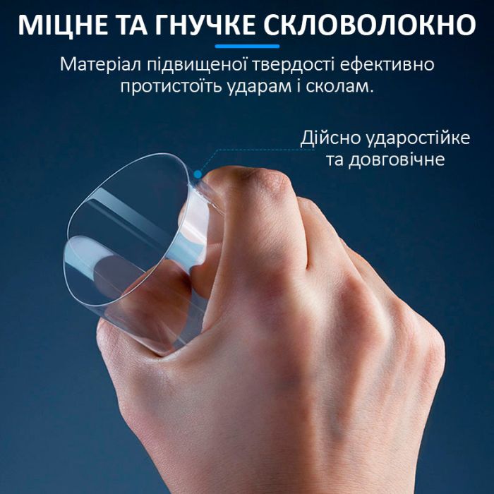 Защитная пленка УФ из стекловолокна Sunshine SS-075UE матовая / c УФ лампой / пачка 25 шт.